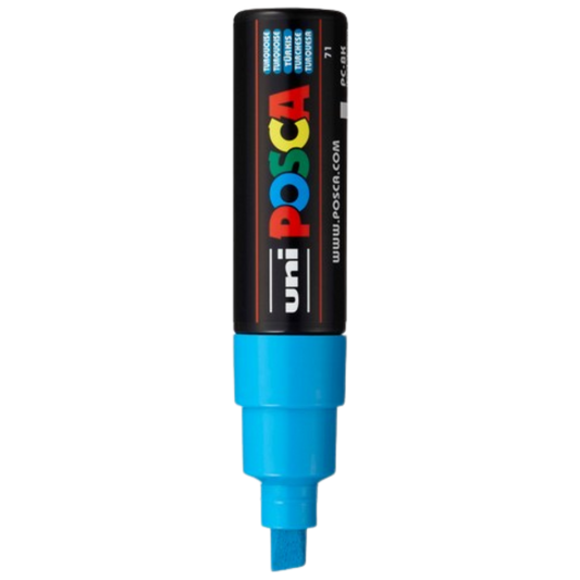 Posca PC-8K Paint Marker Broad Chisel Tip - Turquoise
