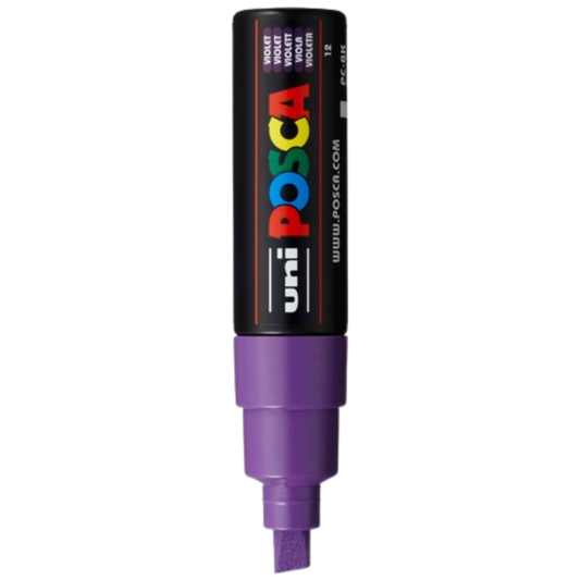 Posca PC-8K Paint Marker Broad Chisel Tip - Violet
