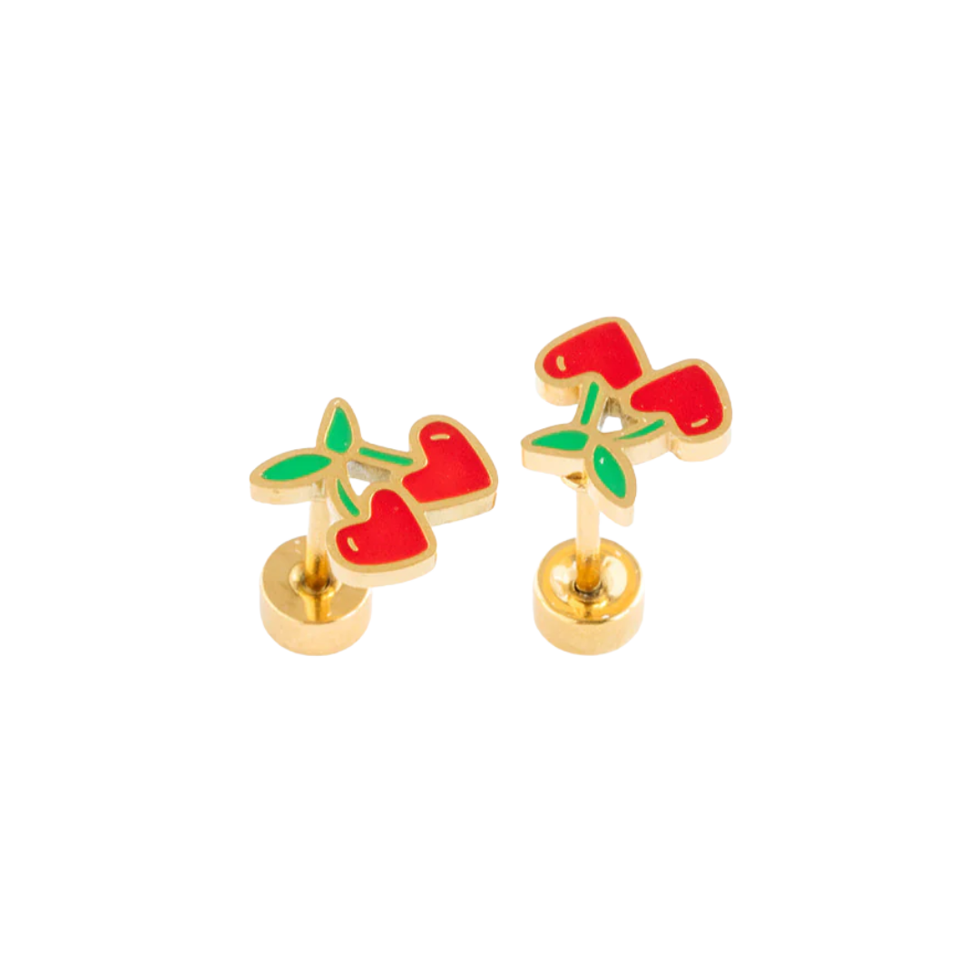 Cherry Stud Earrings