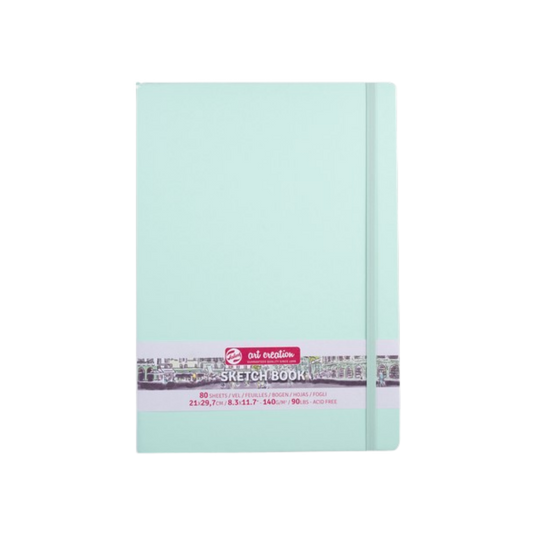 Talens Art Creation Sketchbook —  Fresh Mint, 8.27 × 11.69 in