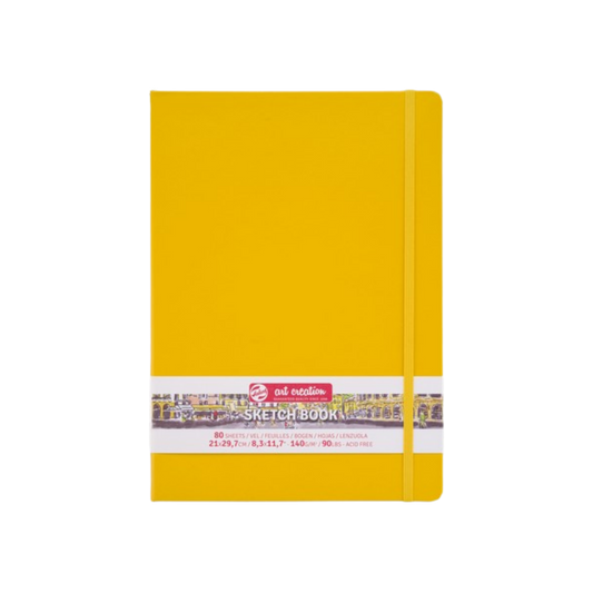 Talens Art Creation Sketchbook —  Golden Yellow, 8.27 × 11.69 in