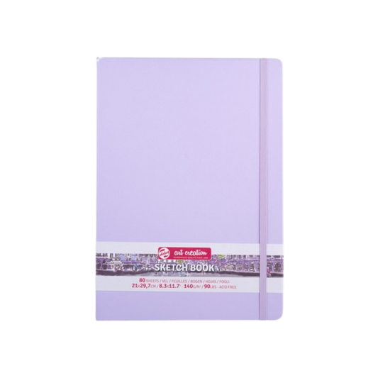 Talens Art Creation Sketchbook —  Pastel Violet, 8.27 × 11.69 in