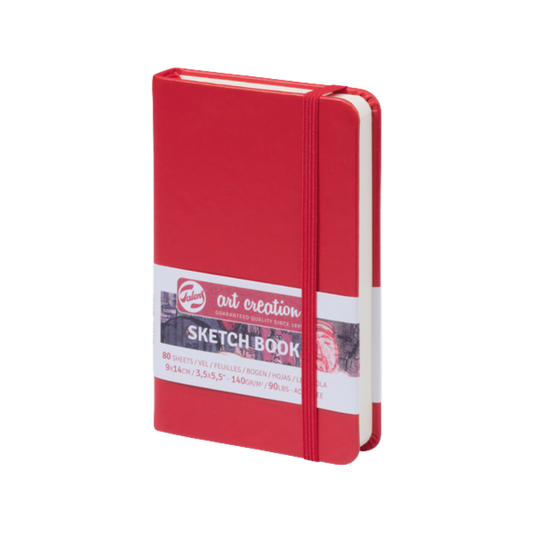 Talens Art Creation Sketchbook — Red, 3.54 × 5.51 in