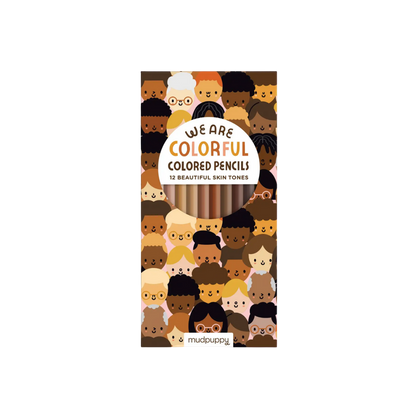 We Are Colorful Skin Tone Colored Pencils