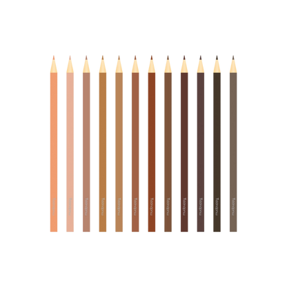 We Are Colorful Skin Tone Colored Pencils