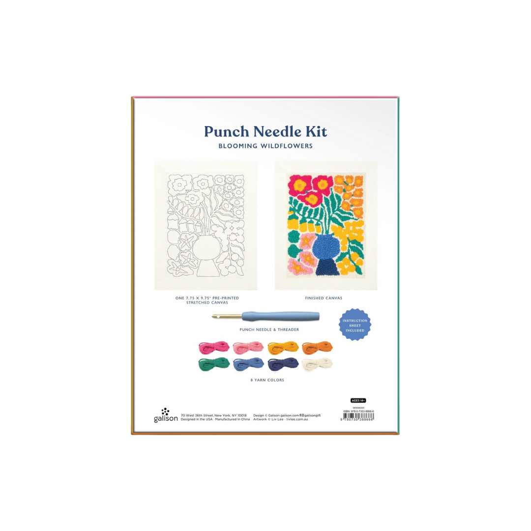 Blooming Wildflowers Punch Needle Kit