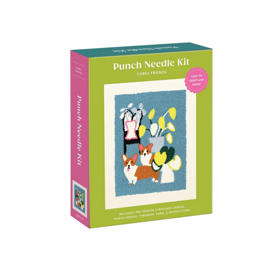 Corgi Friends Punch Needle Kit