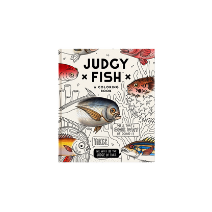 Brass Monkey Judgy Fish Coloring Book