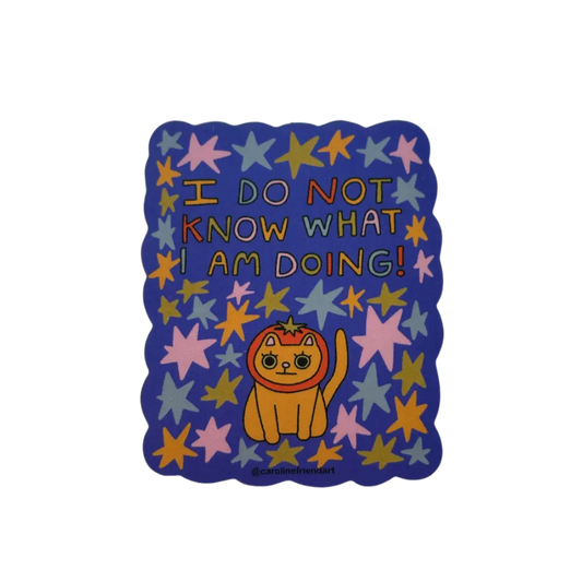 I Do Not Know What I Am Doing Sticker