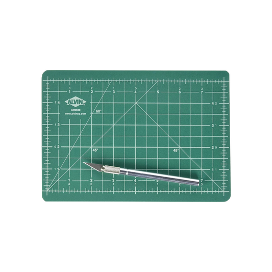Cutting Mat Kit with Art Knife – 6" x 8.5"