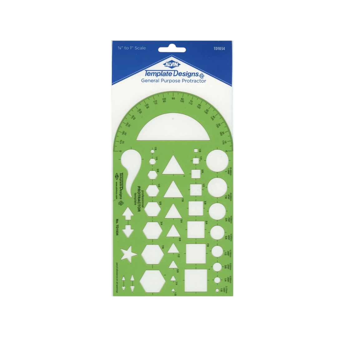 General Purpose Protractor Template