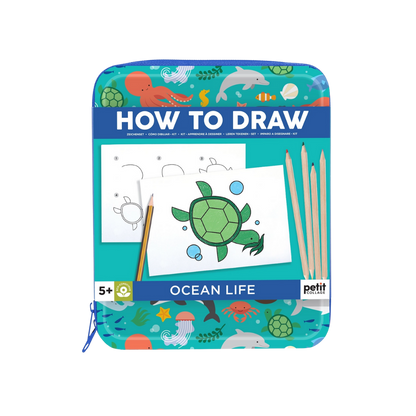 How to Draw Ocean Life Kit