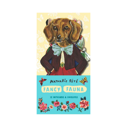Fancy Fauna — 12 Notecards and Envelopes