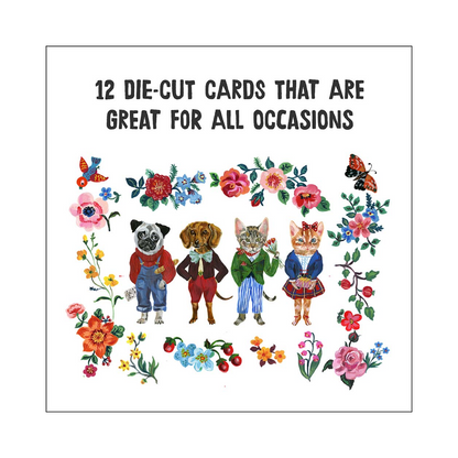 Fancy Fauna — 12 Notecards and Envelopes