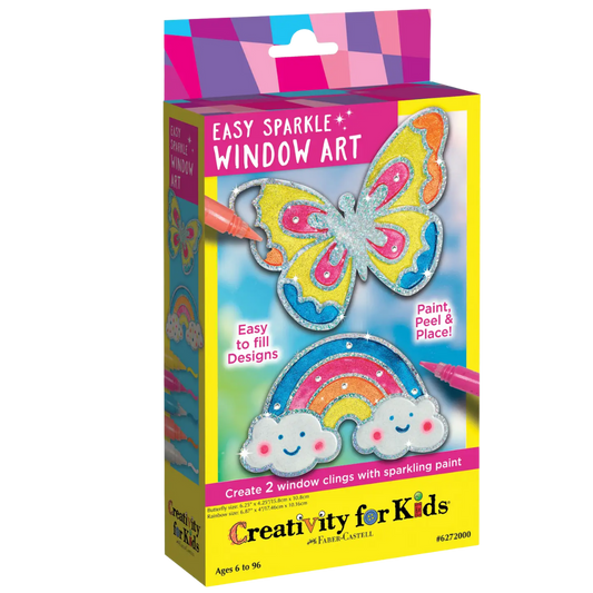 Easy Sparkle Window Art Mini Kit Craft Kit For Kids