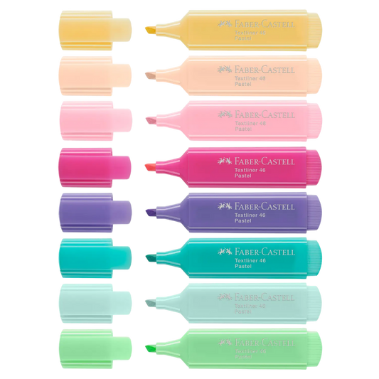 Highlighters, Pastels - Wallet of 8