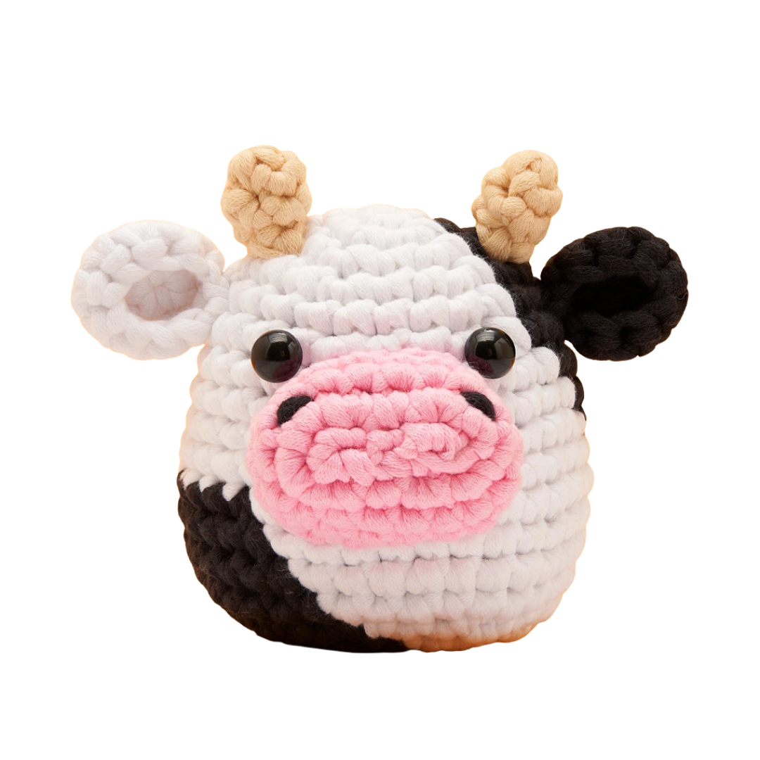 Lavender the Cow Crochet Kit