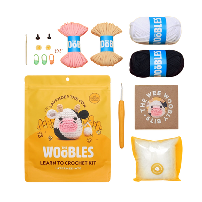 Lavender the Cow Crochet Kit