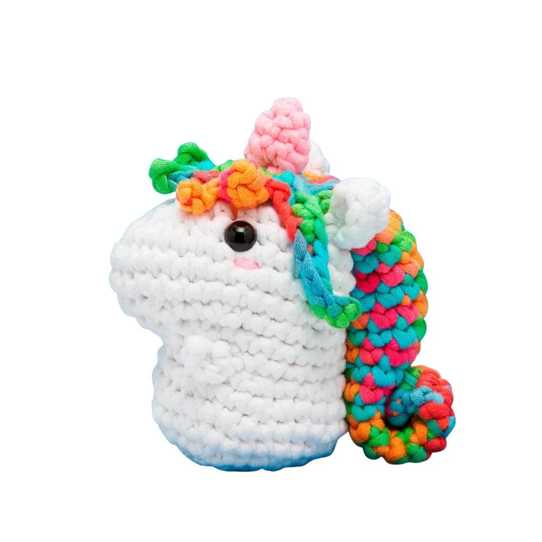 Rainbow Unicorn Beginner Crochet Kit