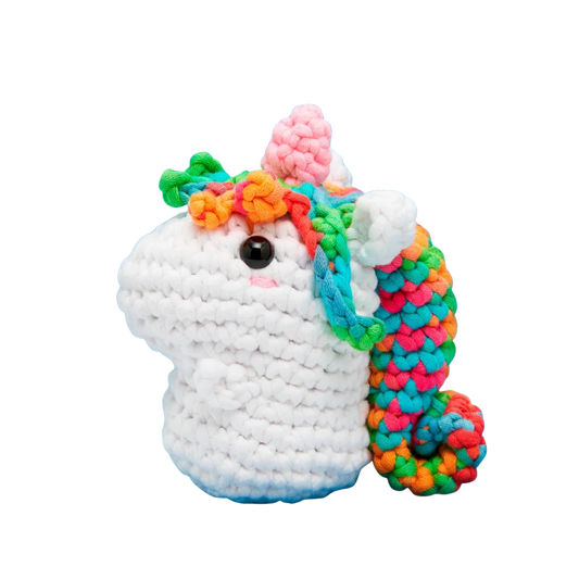 Rainbow Unicorn Beginner Crochet Kit