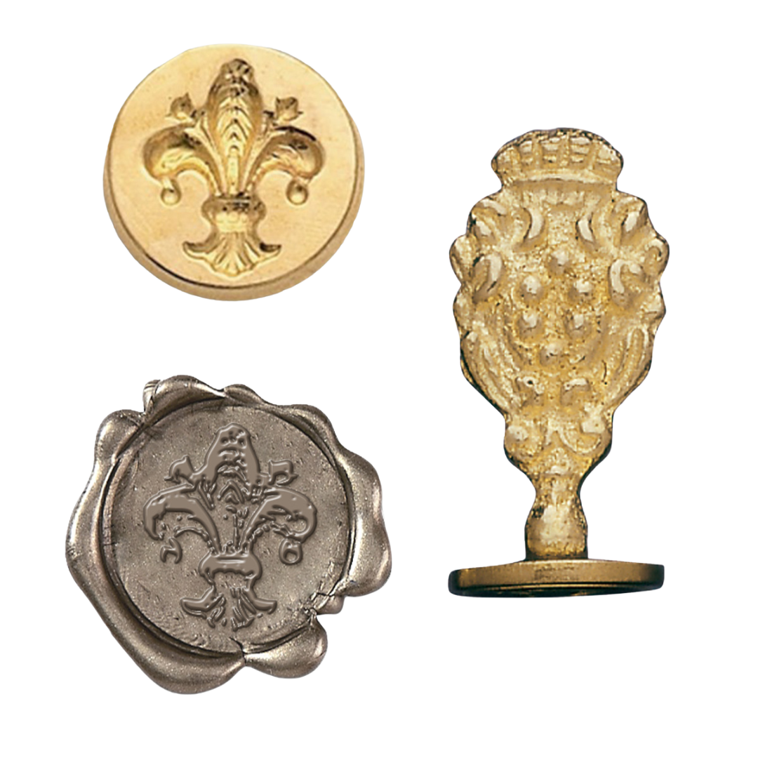 Florentine Brass Wax Seal Stamper —  Fleur De Lis