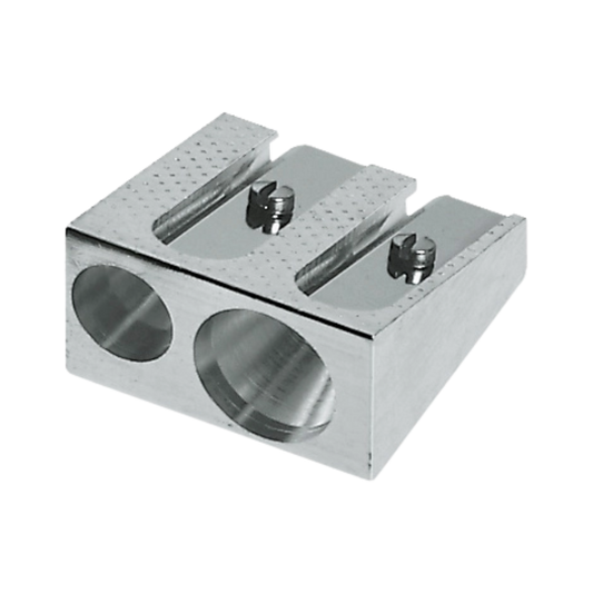 Double Hole Metal Pencil Sharpener