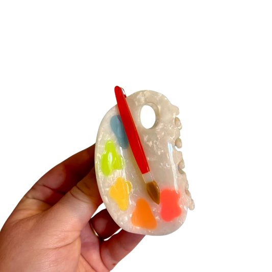 Paint Palette Hair Clip