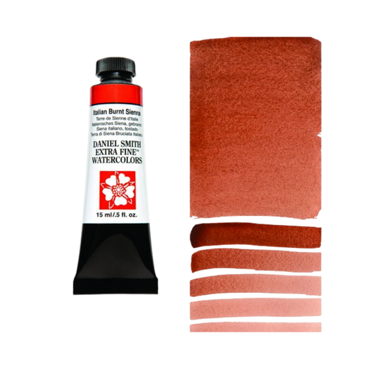 Daniel Smith Extra Fine Watercolor — Italian Burnt Sienna (15 ml)