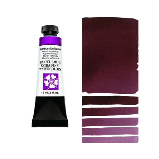Daniel Smith Extra Fine Watercolor — Naphthamide Maroon (15 ml)