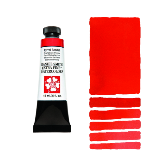 Daniel Smith Extra Fine Watercolor — Pyrrol Scarlet (15 ml)