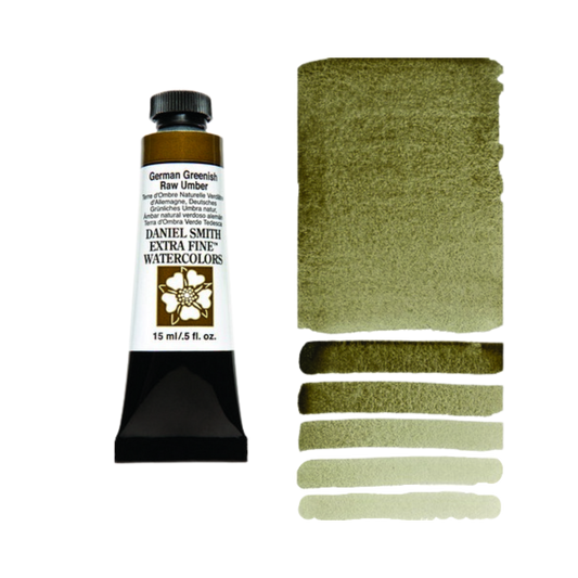 Daniel Smith Extra Fine Watercolor — German Greenish Raw Umber (15 ml)