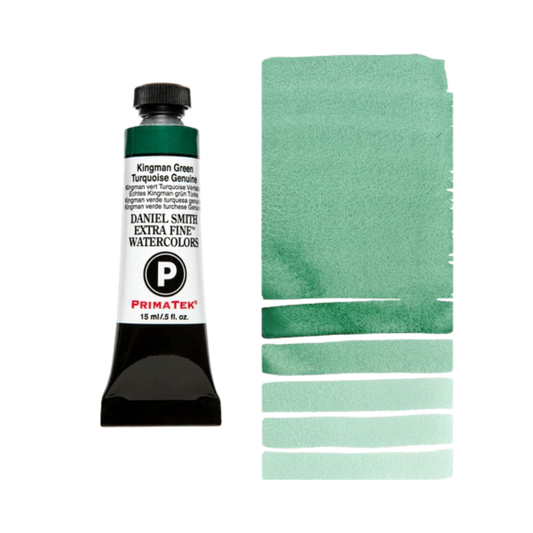 Daniel Smith Extra Fine Watercolor — Primatek Kingman Green Turquoise Genuine (15 ml)