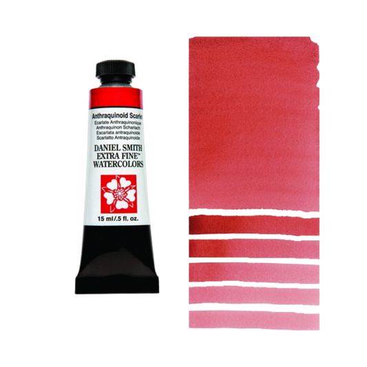 Daniel Smith Extra Fine Watercolor — Anthraquinoid Scarlet (15ml)