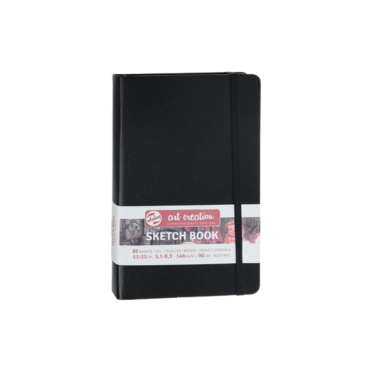 Talens Art Creation Sketchbook — Black, 3.54 × 5.51 in