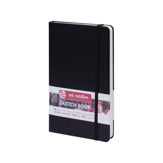 Talens Art Creation Sketchbook — Black, 5.11 × 8.27 in