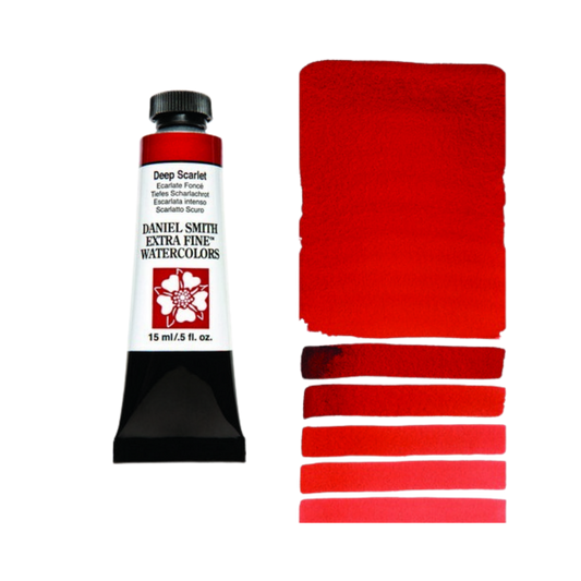 Daniel Smith Extra Fine Watercolor — Deep Scarlet