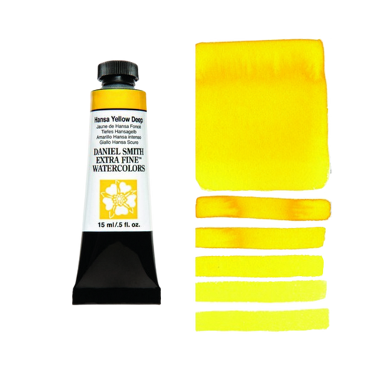 Daniel Smith Extra Fine Watercolor — Hansa Yellow Deep