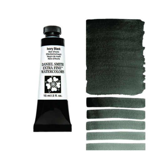 Daniel Smith Extra Fine Watercolor — Ivory Black