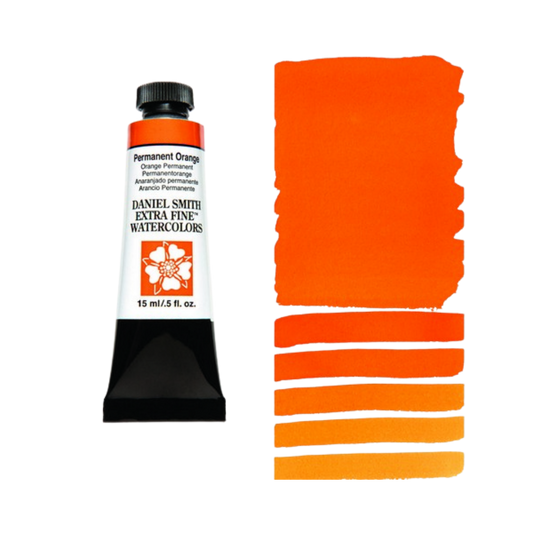 Daniel Smith Extra Fine Watercolor — Permanent Orange