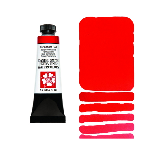 Daniel Smith Extra Fine Watercolor — Permanent Red