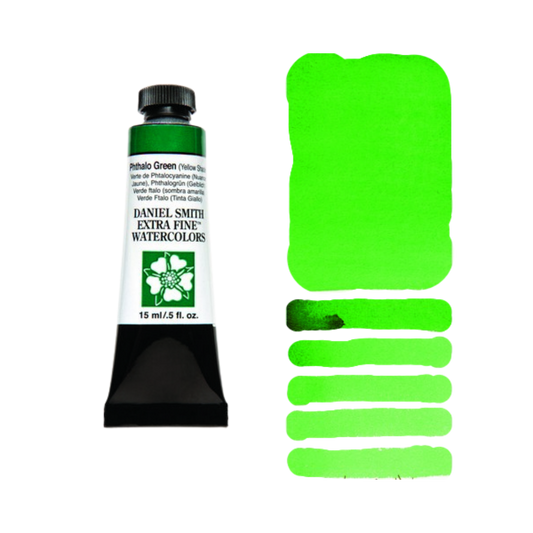Daniel Smith Extra Fine Watercolor — Phthalo Green (Yellow Shade)