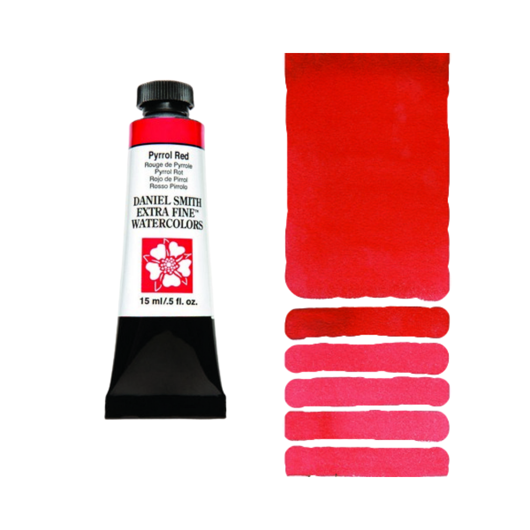 Daniel Smith Extra Fine Watercolor — Pyrrol Red