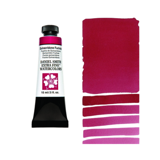 Daniel Smith Extra Fine Watercolor — Quinacridone Fuchsia