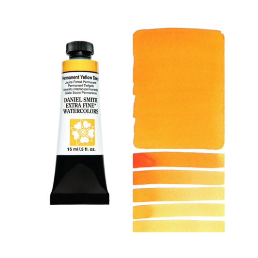 Daniel Smith Extra Fine Watercolor — Permanent Yellow Deep