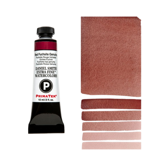 Daniel Smith Extra Fine Watercolor — Primatek Red Fuchsite Genuine PT