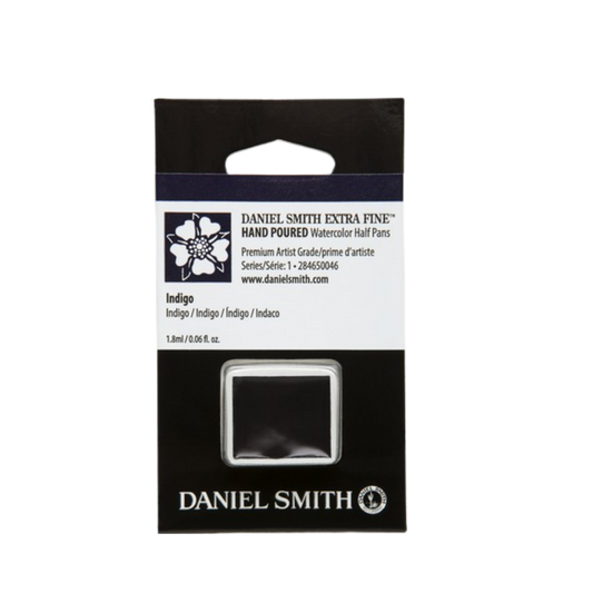 Daniel Smith Hand Poured Watercolor Half Pan — Indigo