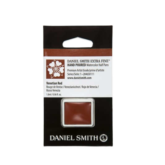 Daniel Smith Hand Poured Watercolor Half Pan — Venetian Red