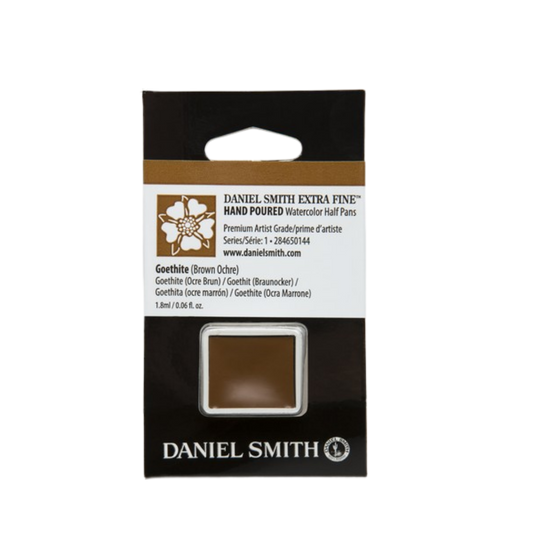Daniel Smith Hand Poured Watercolor Half Pan — Geothite Brown Ochre