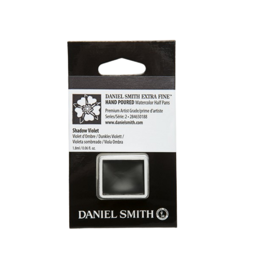 Daniel Smith Hand Poured Watercolor Half Pan — Shadow Violet
