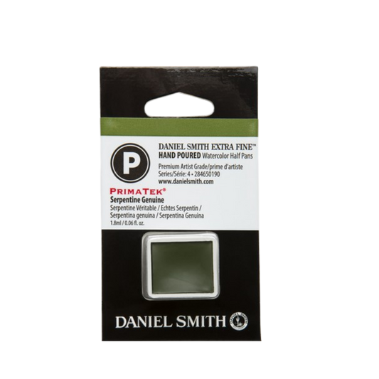Daniel Smith Hand Poured Watercolor Half Pan — Serpentine Genuine